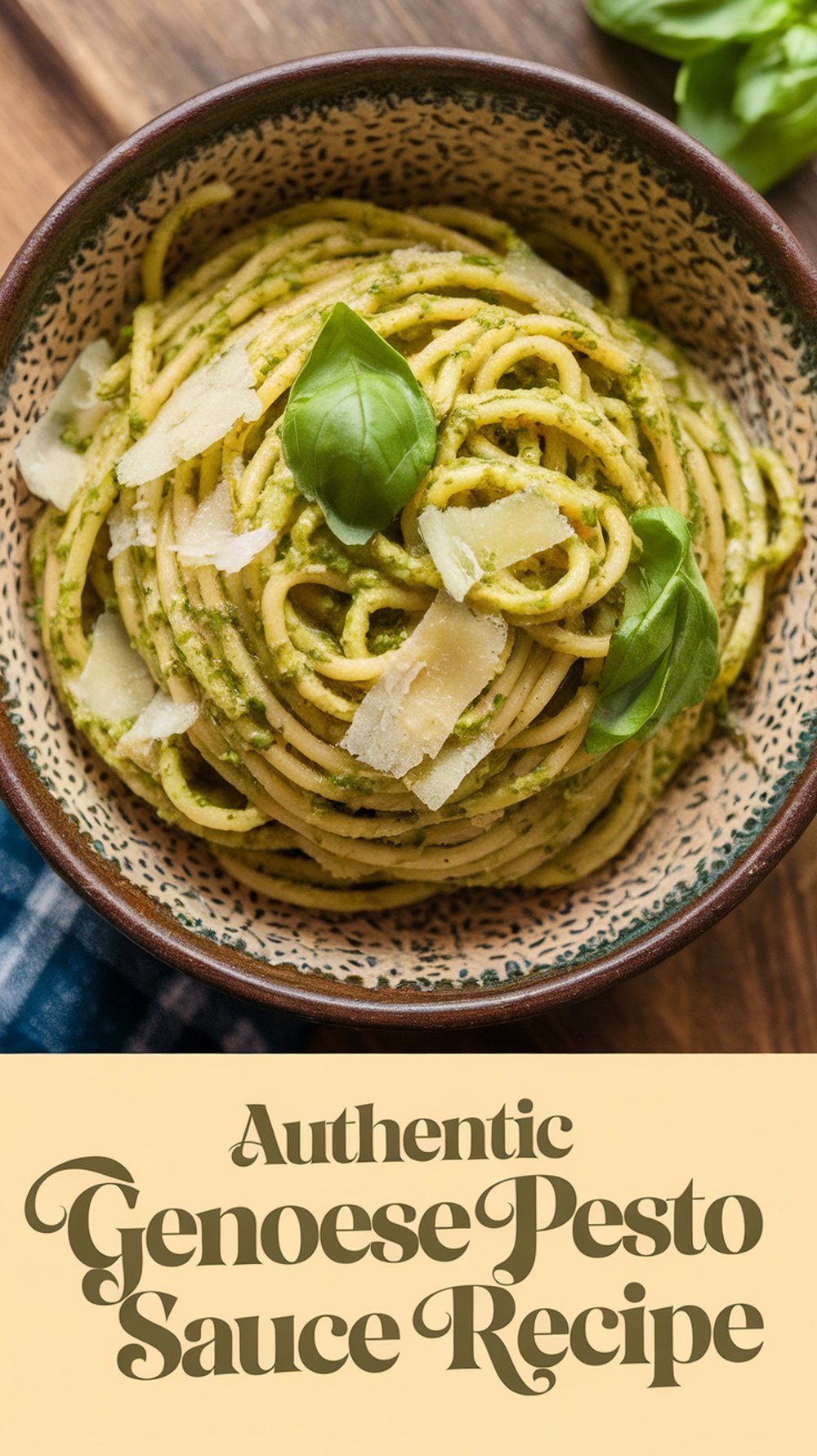Authentic Genoese Pesto with Hand-Crushed Pine Nuts