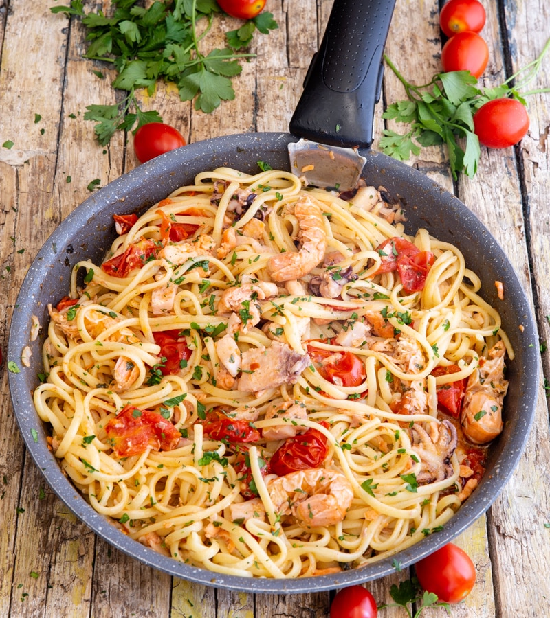 Authentic Italian Seafood Pasta