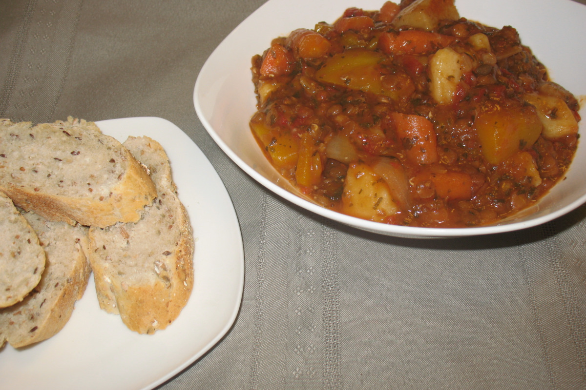 Vegetarian Guandules Stew