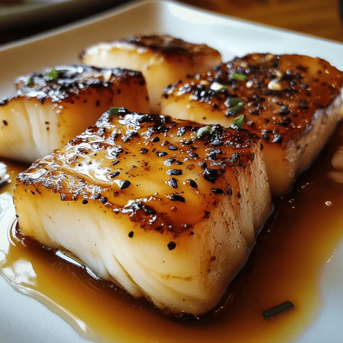 Authentic Miso-Glazed Black Cod