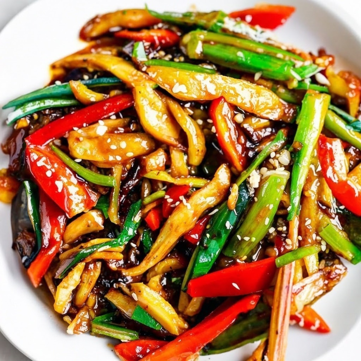 Quick Honey Soy Stir-Fry with Tofu and Veggies
