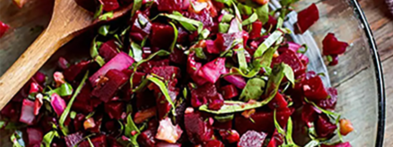 Roasted Beet & Apple Salad with Citrus Vinaigrette