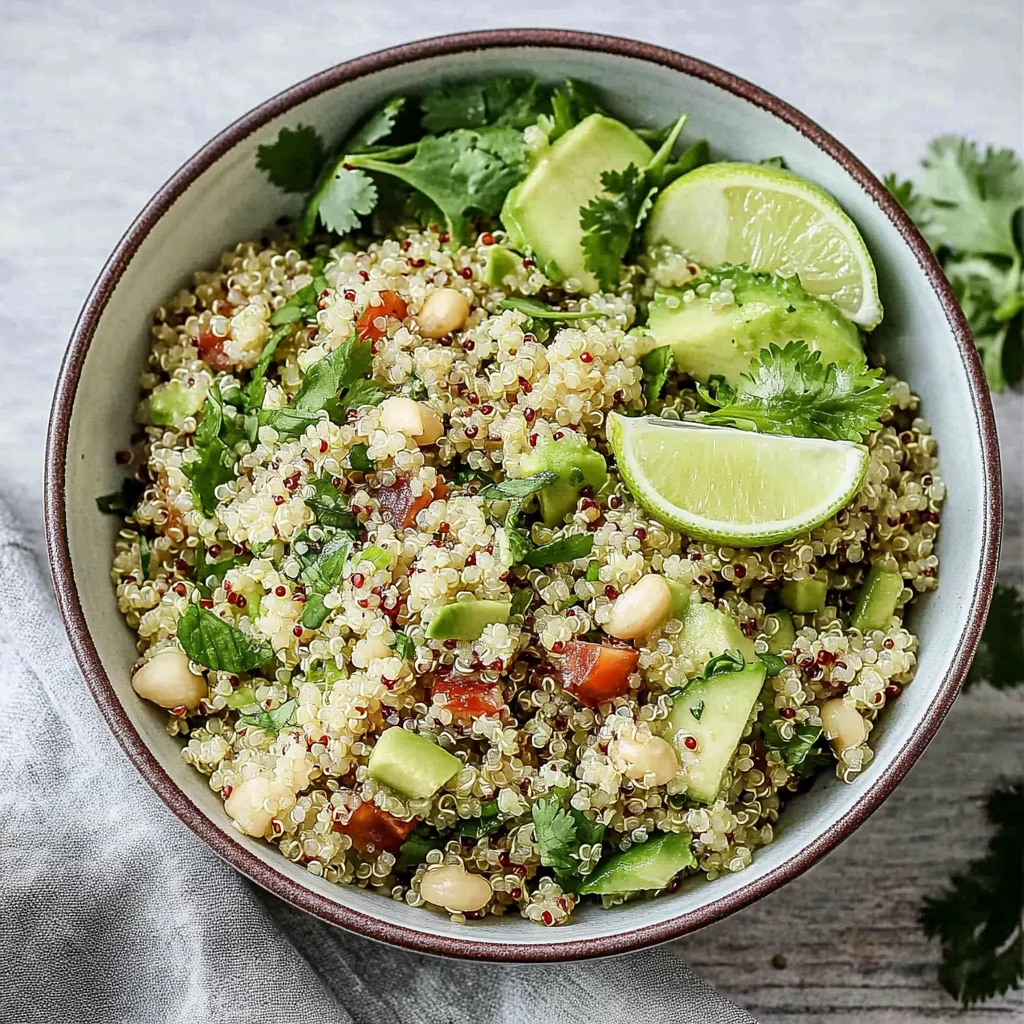 Hispanic-Inspired Cilantro Lime Quinoa Salad