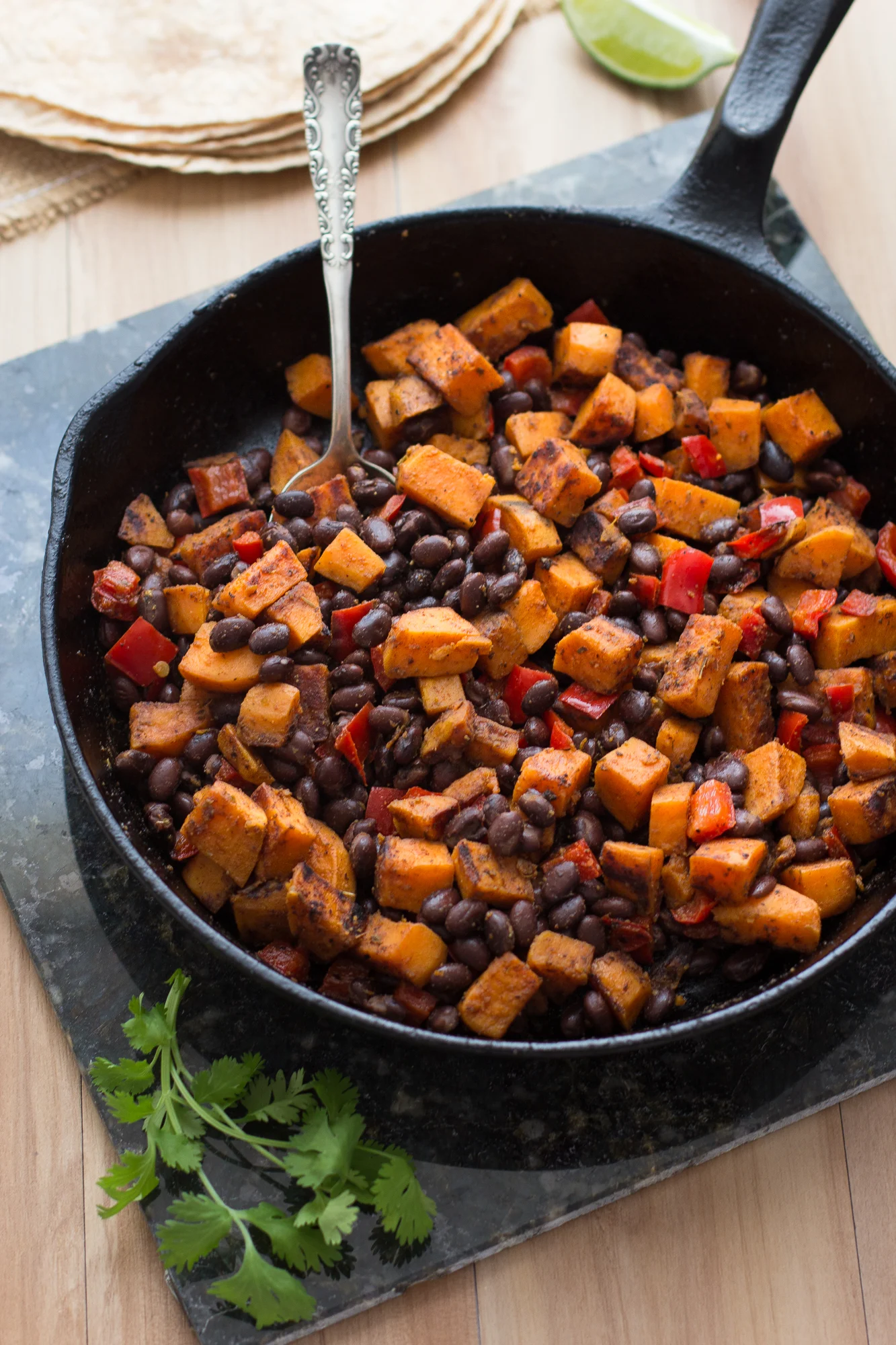 Chen's Sweet Potato and Black Bean Tacos