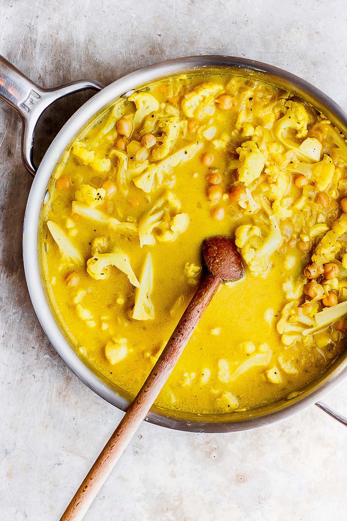 Turmeric-Infused Cauliflower & Kale Stew