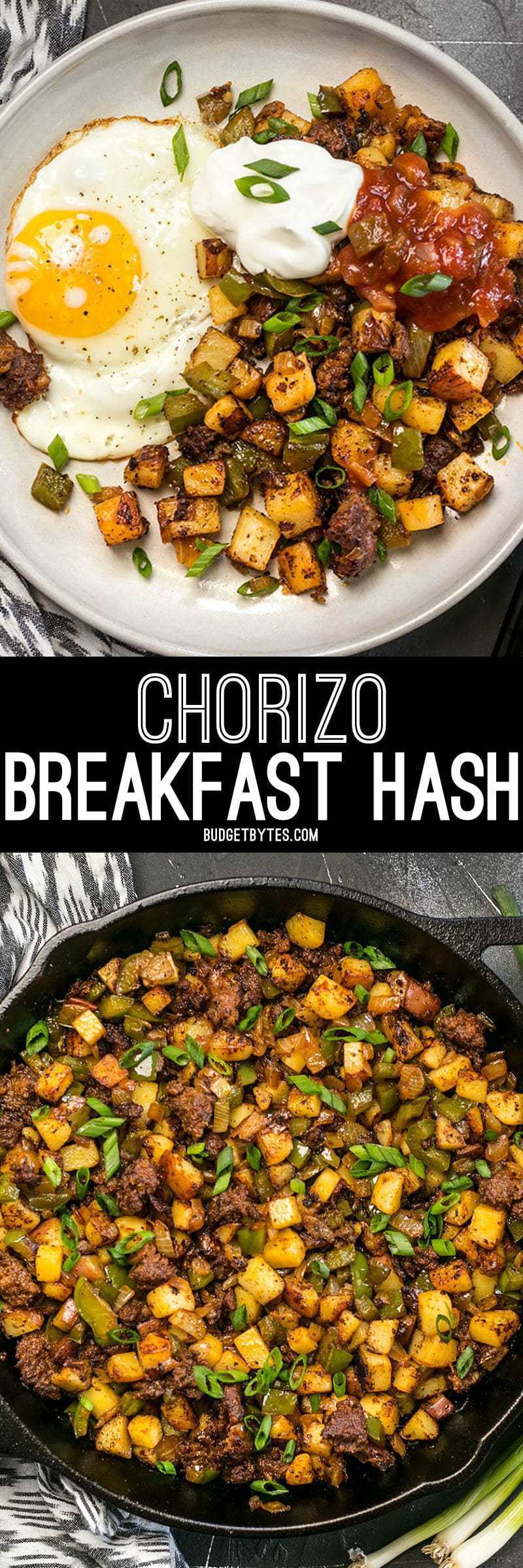Puerto Rican Chorizo and Plantain Hash