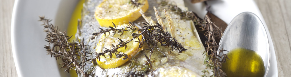 Mediterranean Grilled Sea Bream with Lemon and Olive Oil