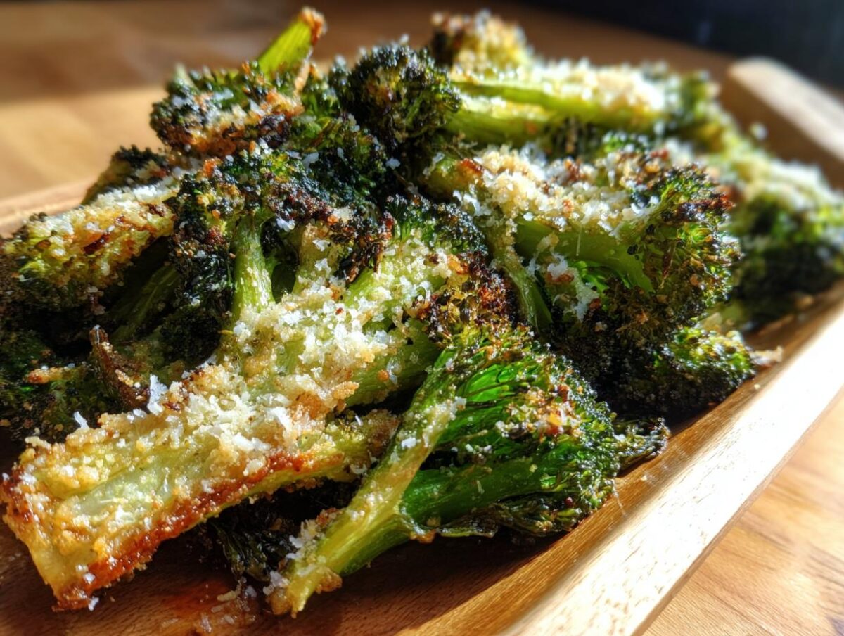 Crispy Parmesan Roasted Broccoli