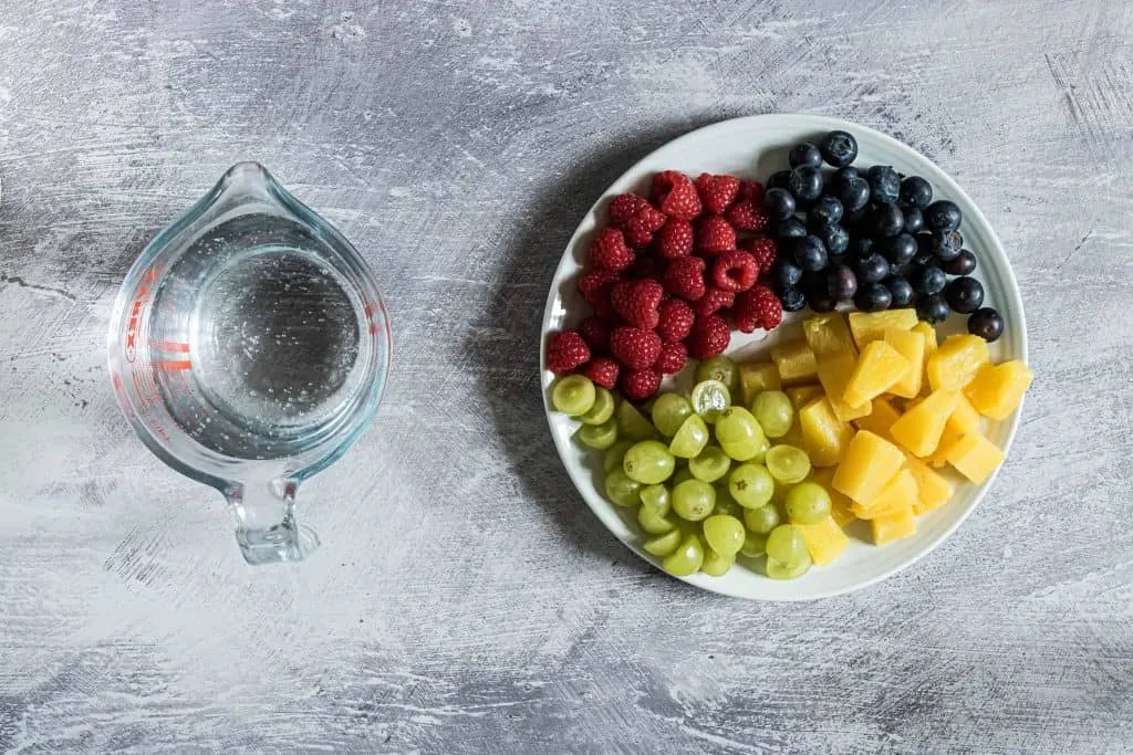 Rainbow Fruit Popsicle Surprise