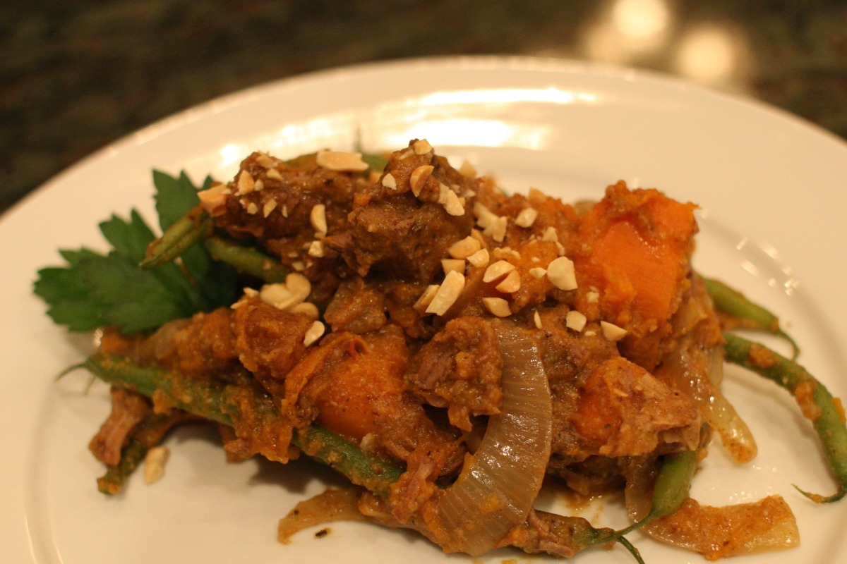 Crockpot Spiced Beef and Sweet Potato Stew
