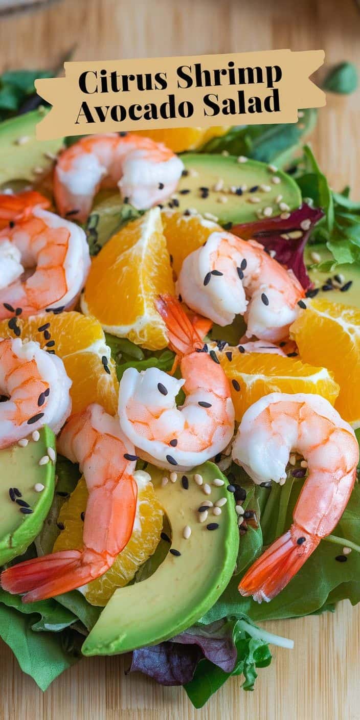 Citrus-Cured Shrimp Salad with Avocado