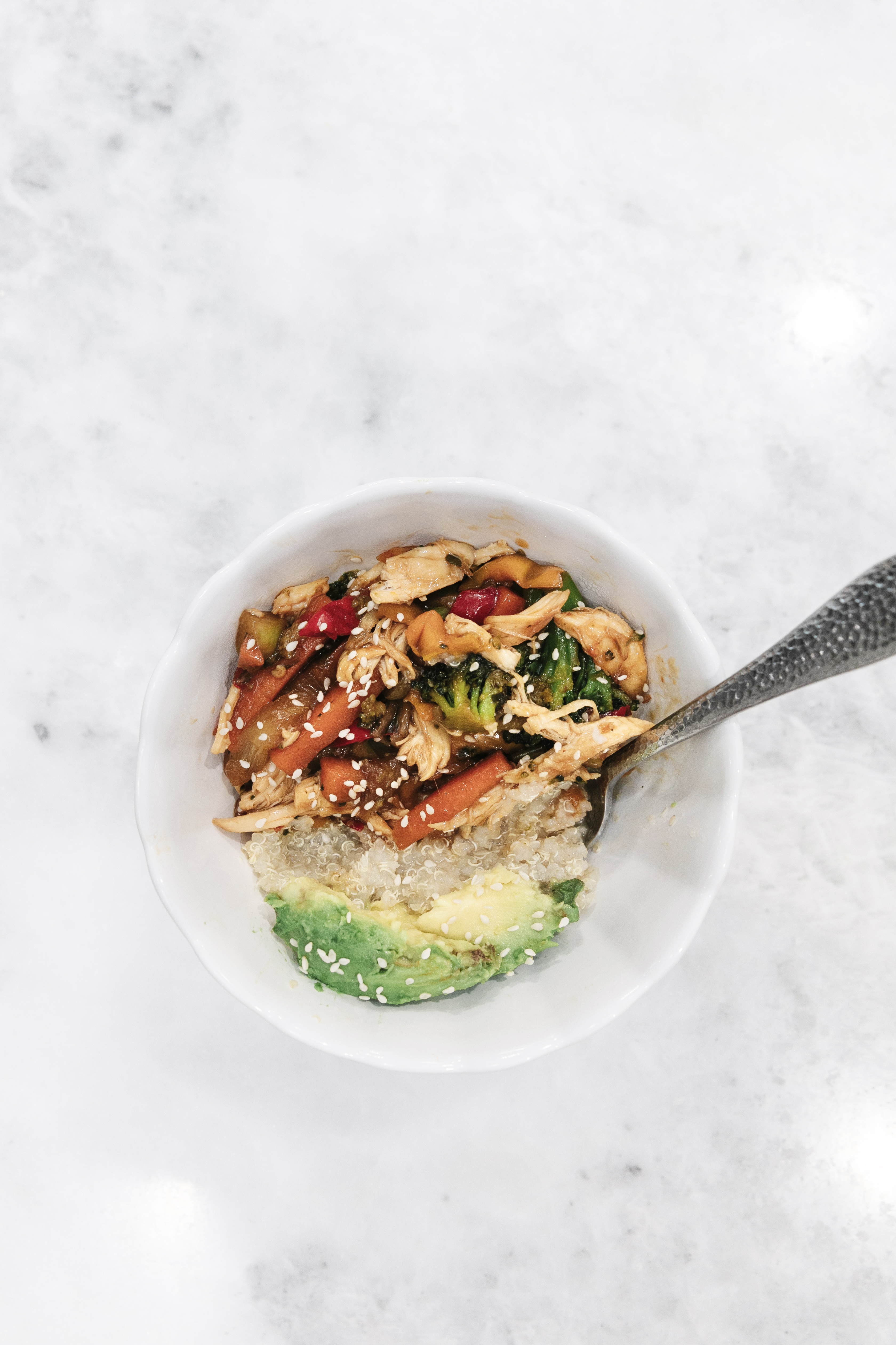 Johnson's Rainbow Quinoa Power Bowl