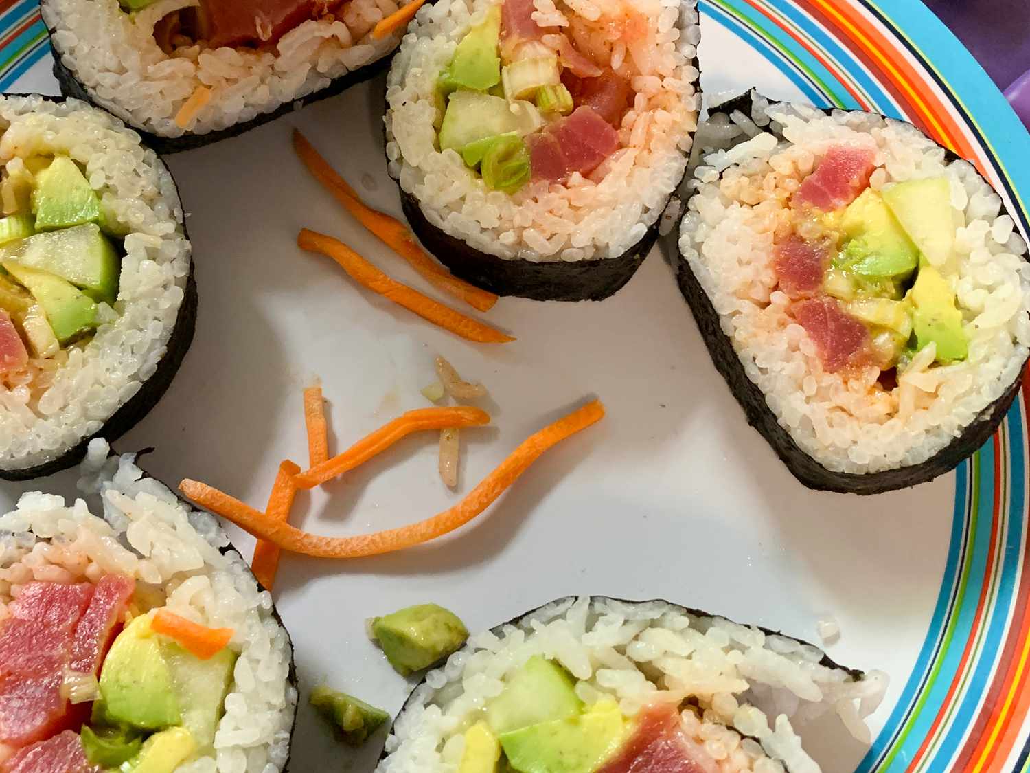 Surprise Authentic Sushi Platter with Spicy Tuna