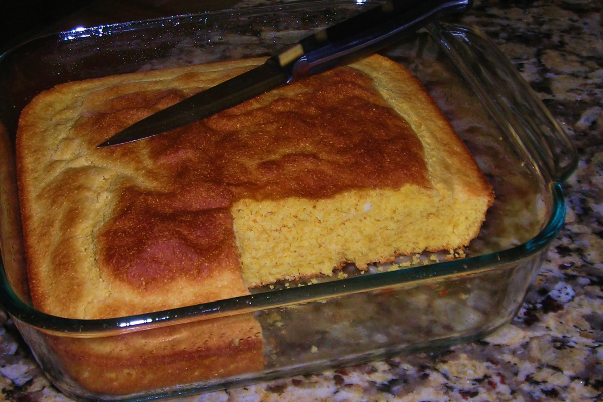 Golden Cornbread with Honey Butter