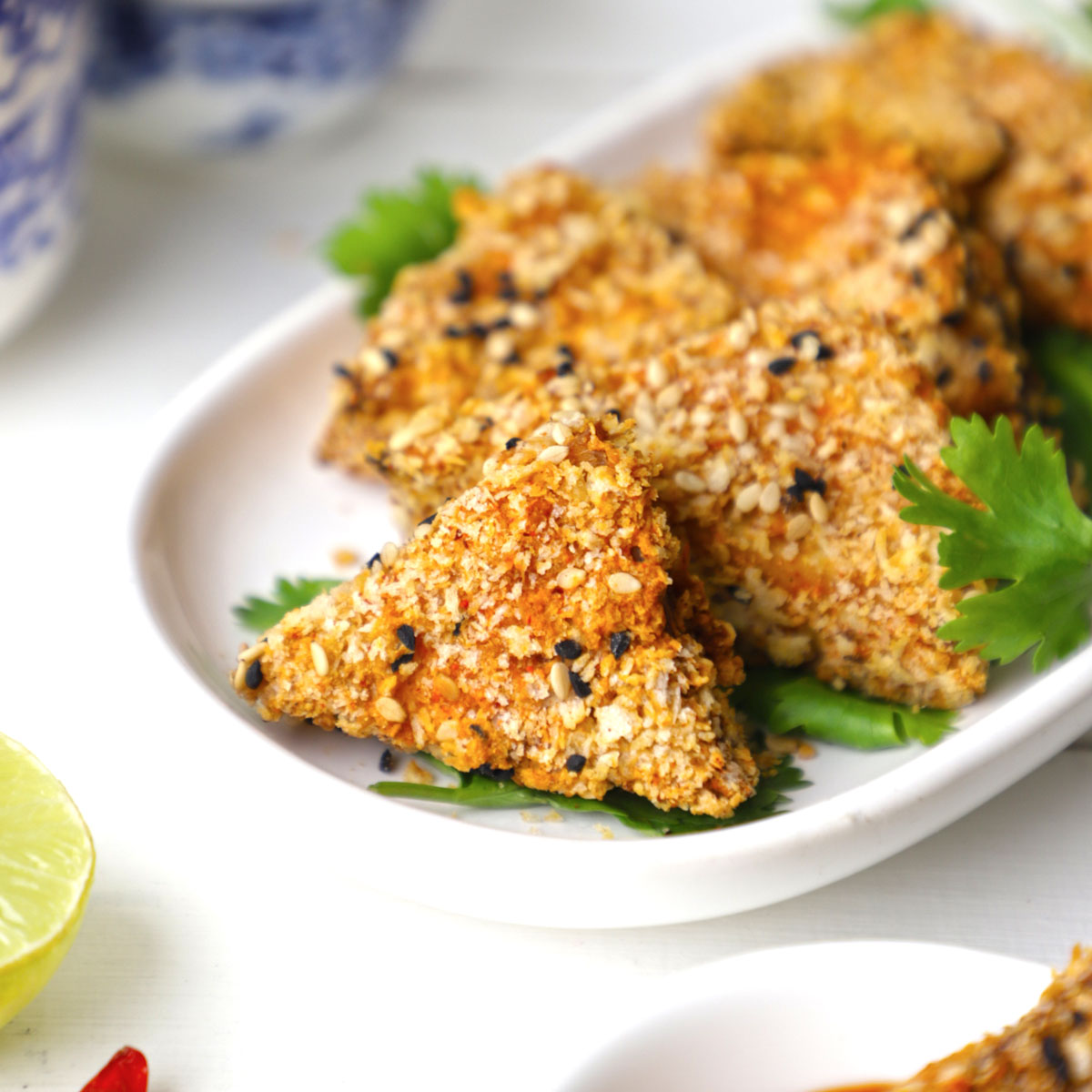 Authentic NBA Jersey Crispy Tofu