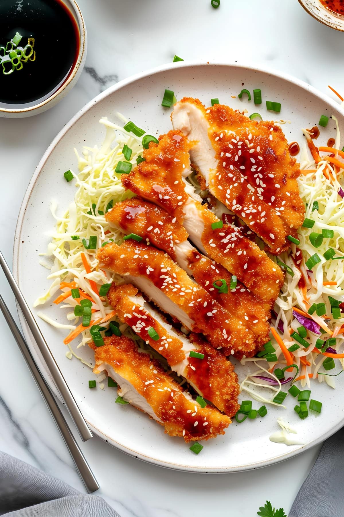 Craftsmanship-Style Chicken Katsu with Layered Seasoning