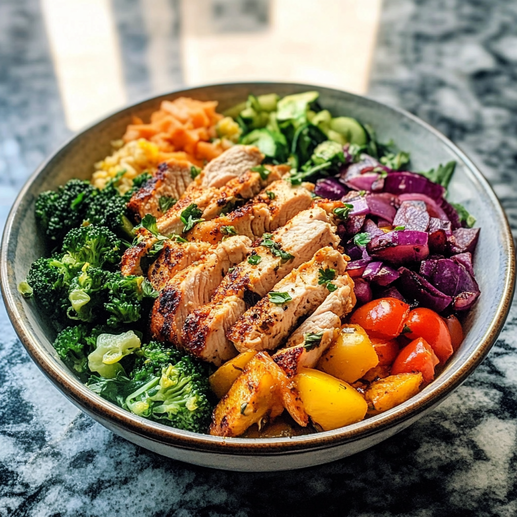Traps & Dumbbell Veggie Power Bowl