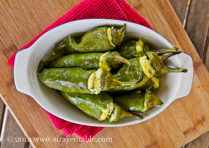 Cloud-Like Whipped Ricotta Stuffed Peppers