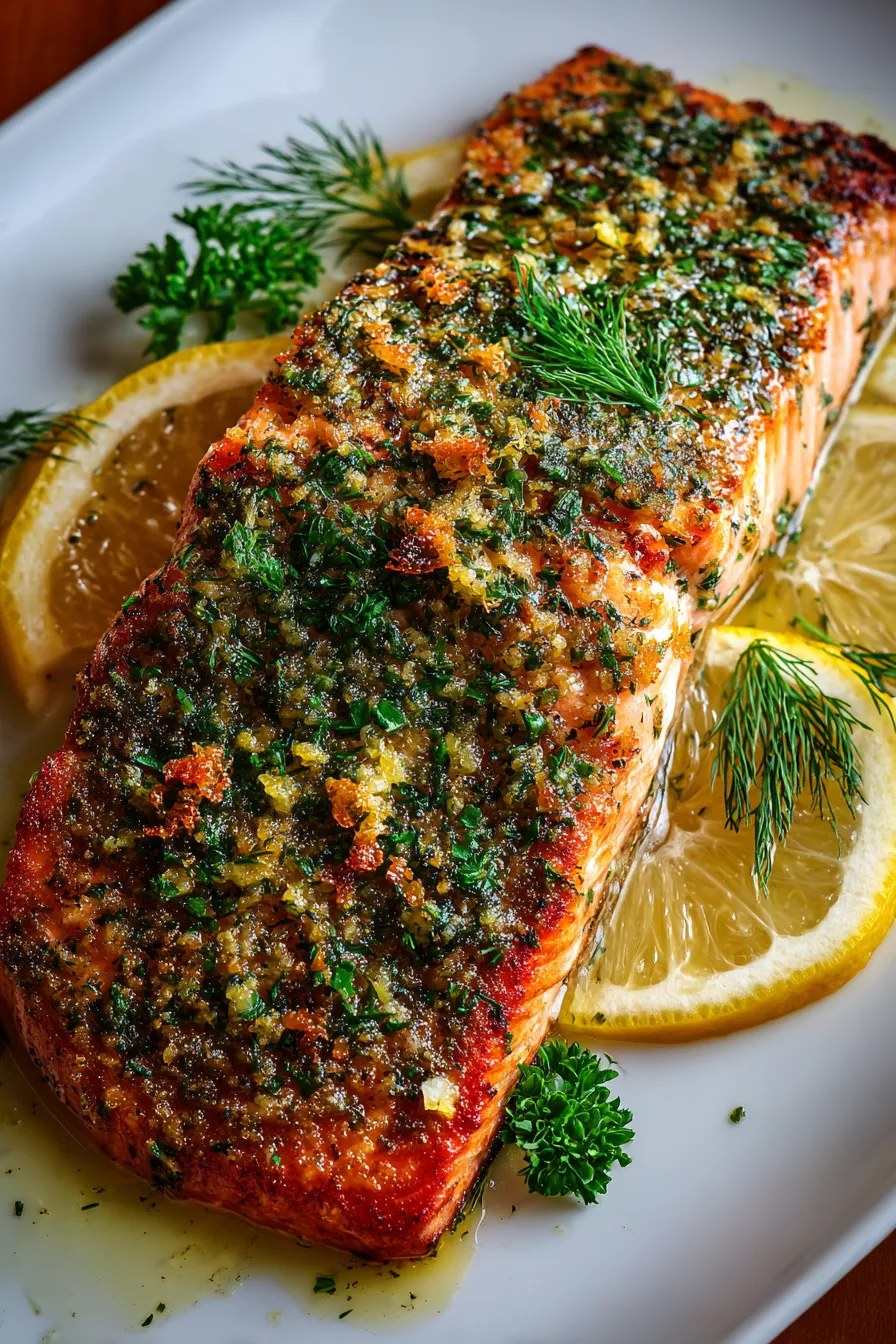 True & Real Herb-Crusted Salmon