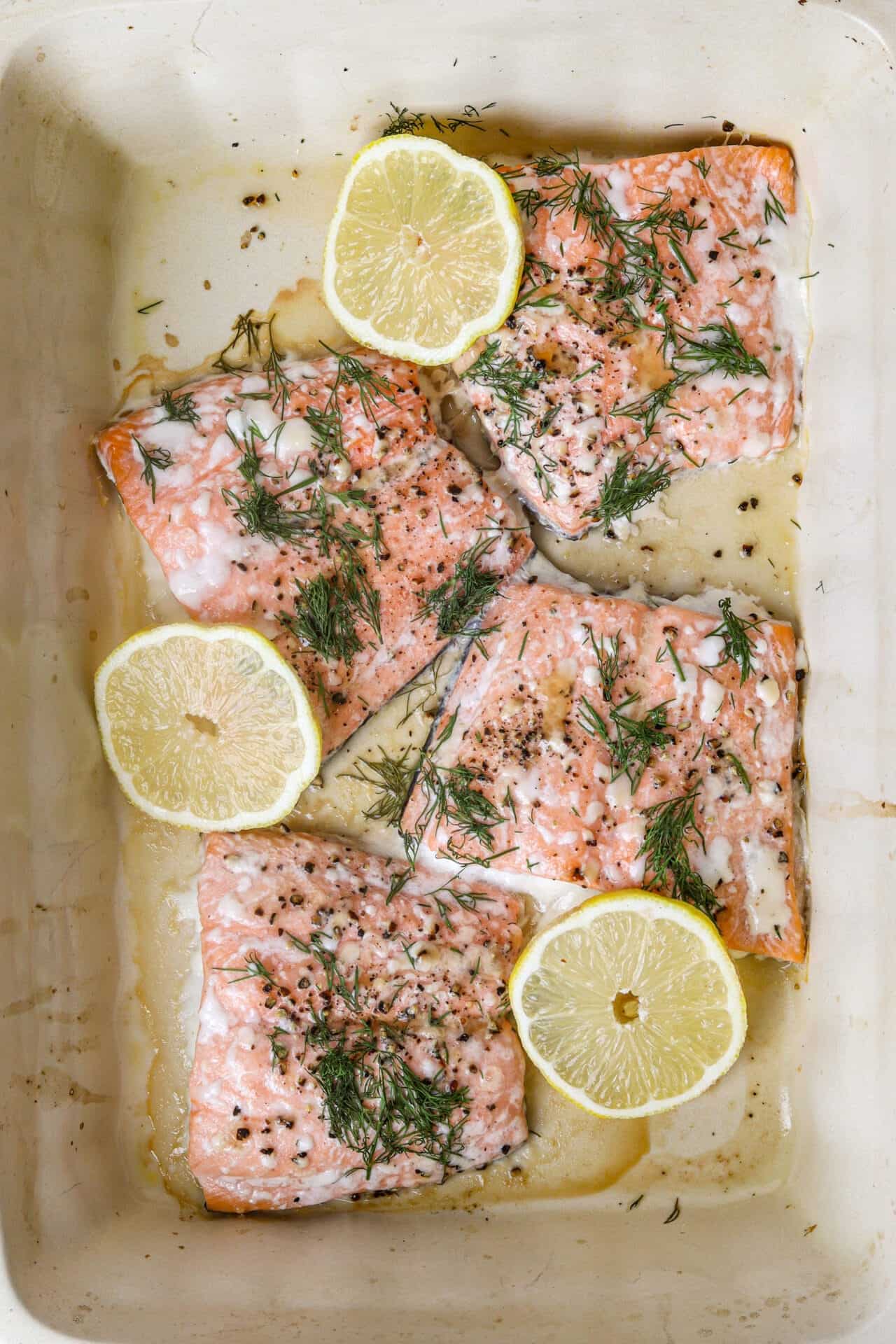 Lemon-Dill Baked Salmon