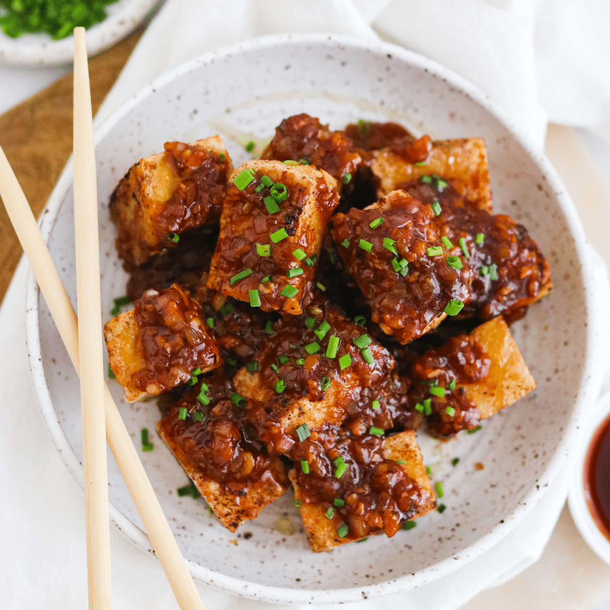 ERA-Style Vegan 'Authentic' Crispy Tofu with Umami Glaze