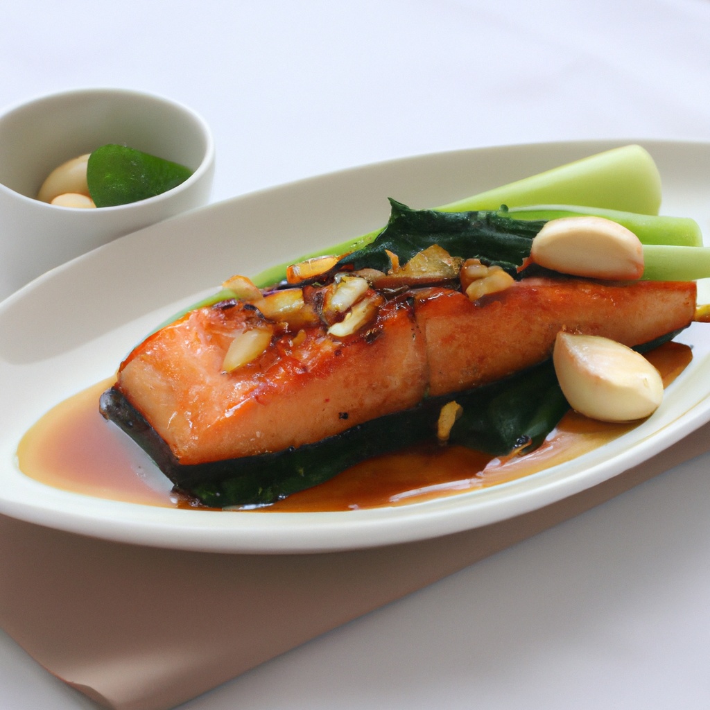 Asian Soy-Glazed Salmon with Bok Choy