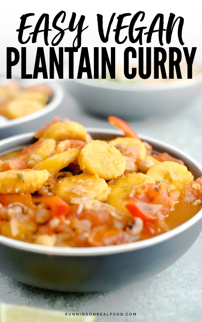 Vegan Plantain 'Pasta' with Coconut Curry