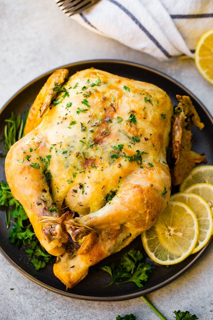 Herb-Roasted Chicken with Lemon-Garlic Zest