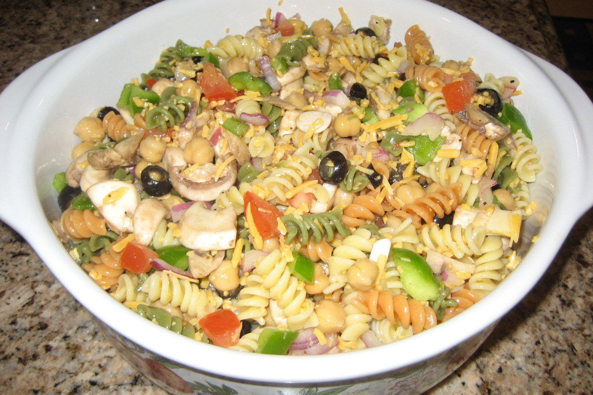 Fun-Color Pasta Salad