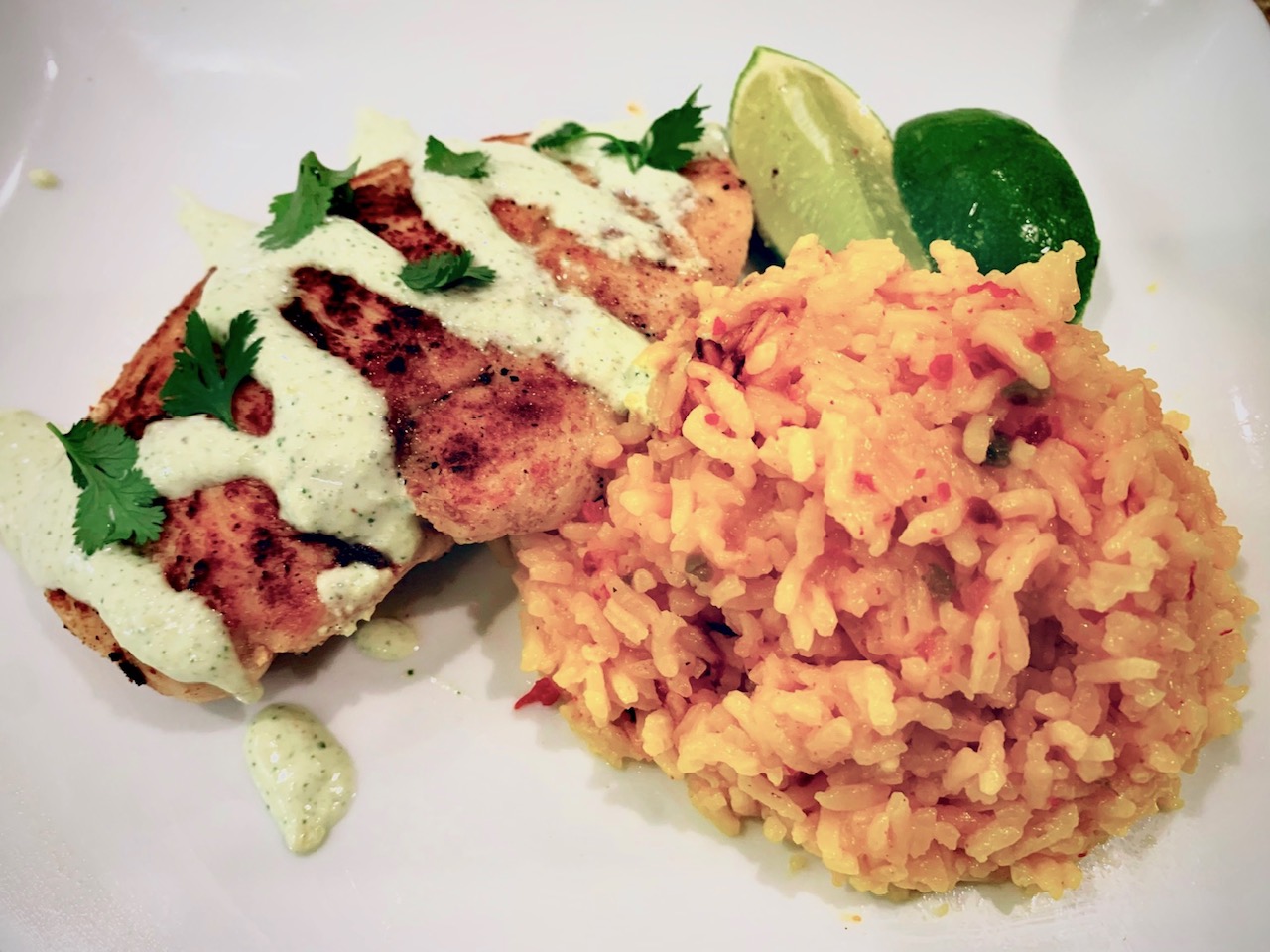 Creamy Avocado-Lime Chicken Bowl