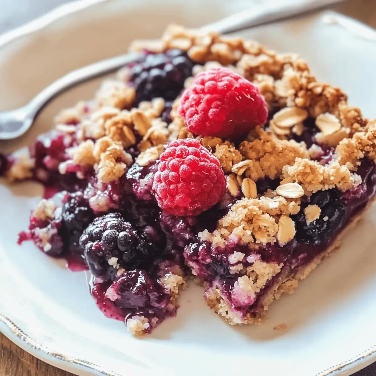 Aurora Berry Crisp with Oat Crumble