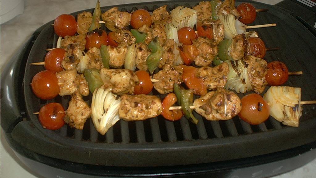 Authentic AU Basketball Jersey Chicken Skewers