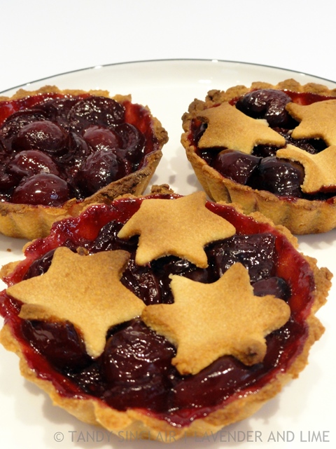 Lambic Cherry Compote Tart with Orval Cheese Crust