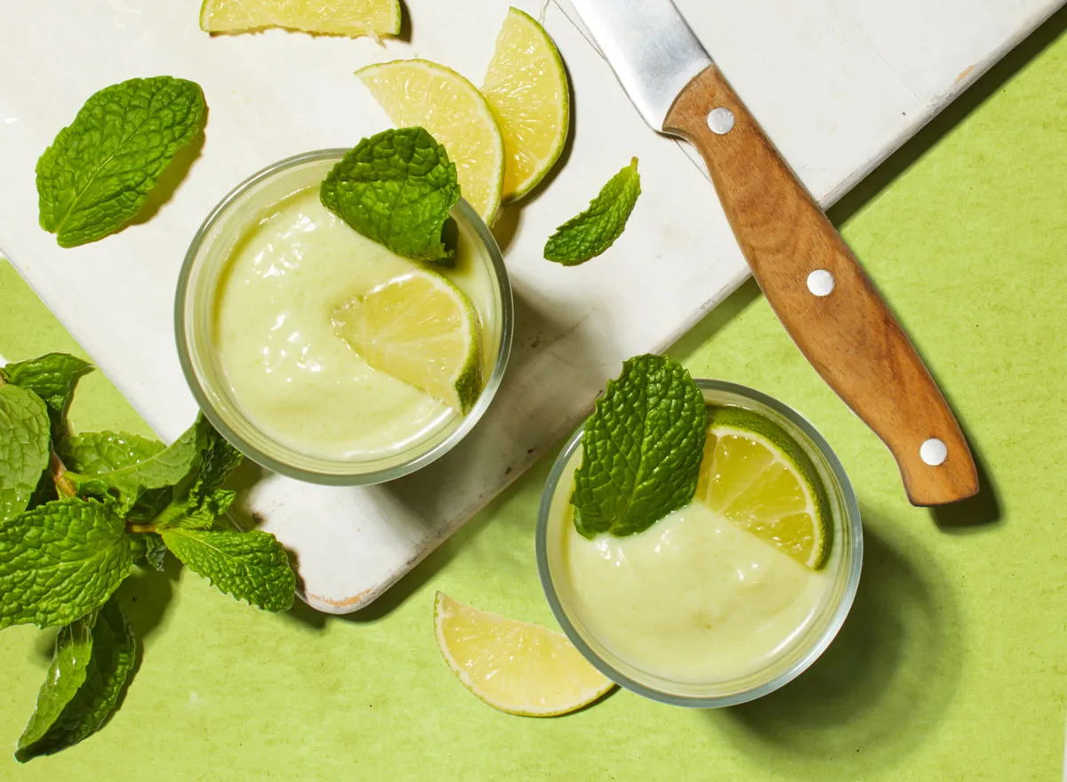 Hydration-Boosting Avocado Lime Smoothie