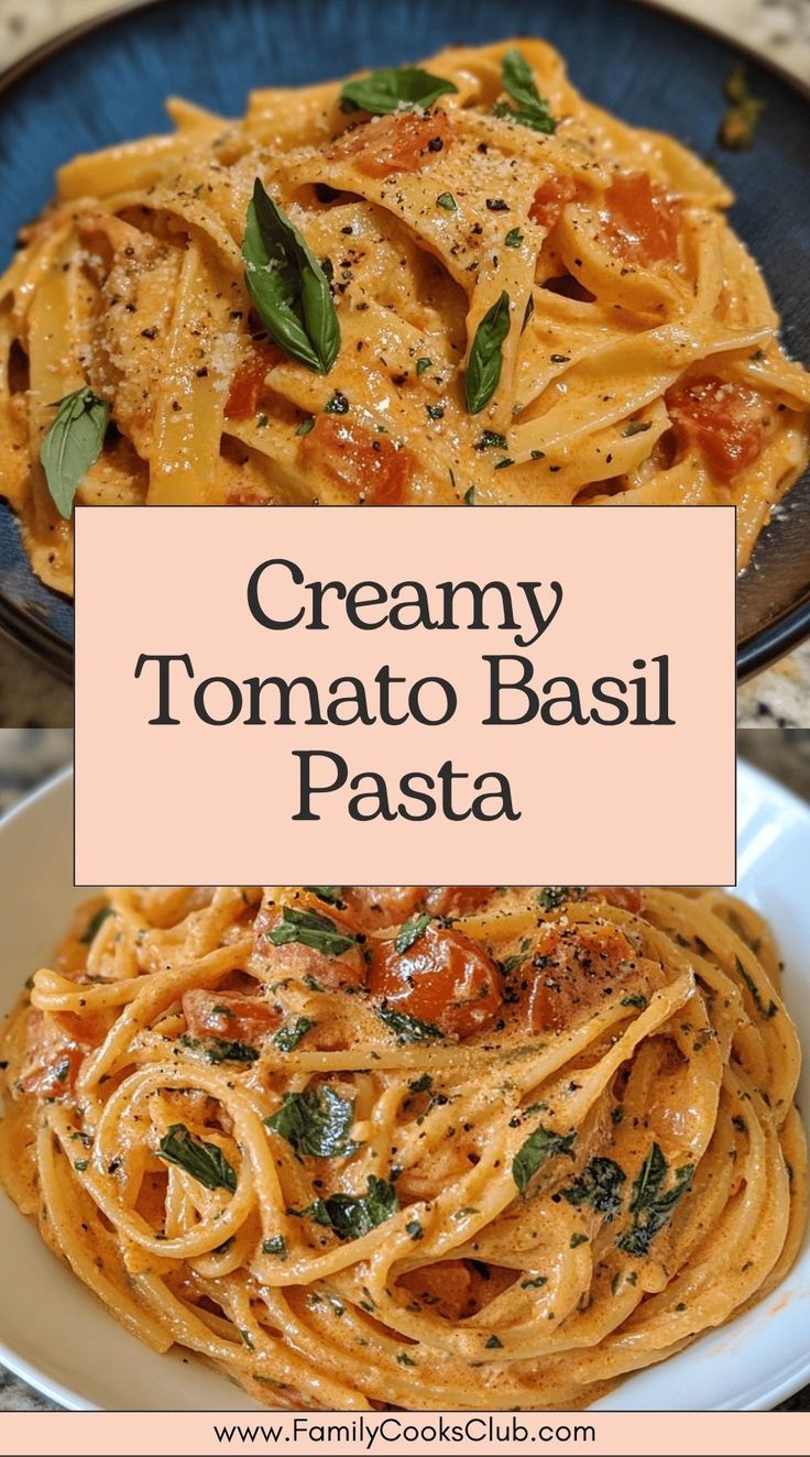 Best-Kept Secret Creamy Tomato Basil Pasta