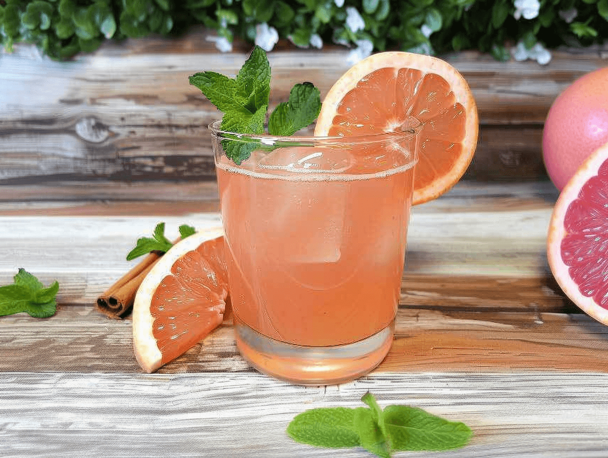Minty Grapefruit Spritz