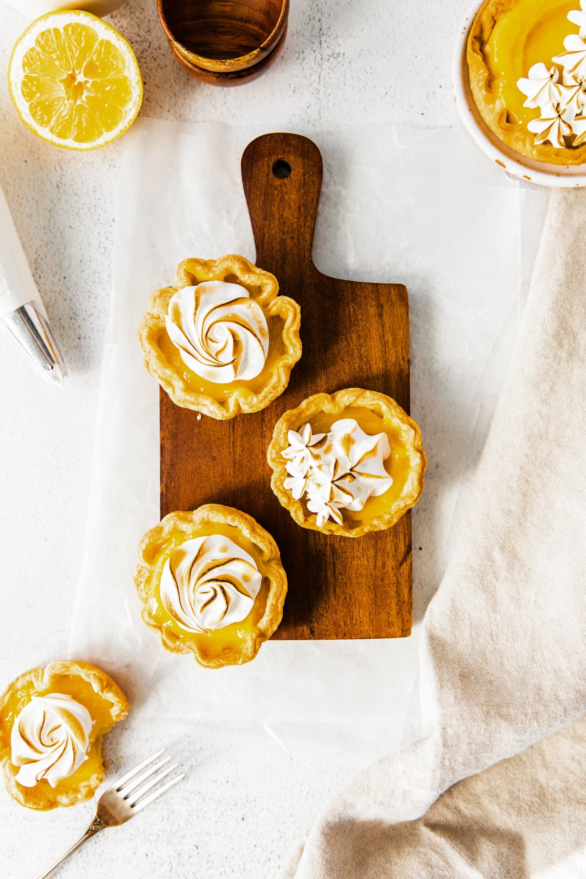 Hidden Power Lemon Meringue Tarts