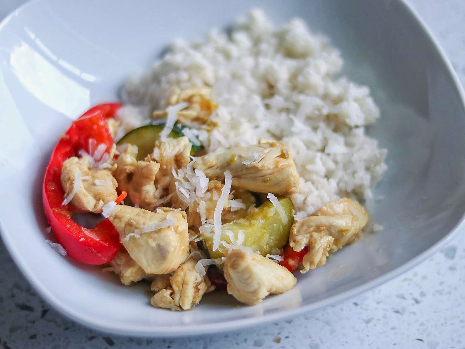 Lemongrass-Ginger Glazed Chicken Bowls with Coconut Rice