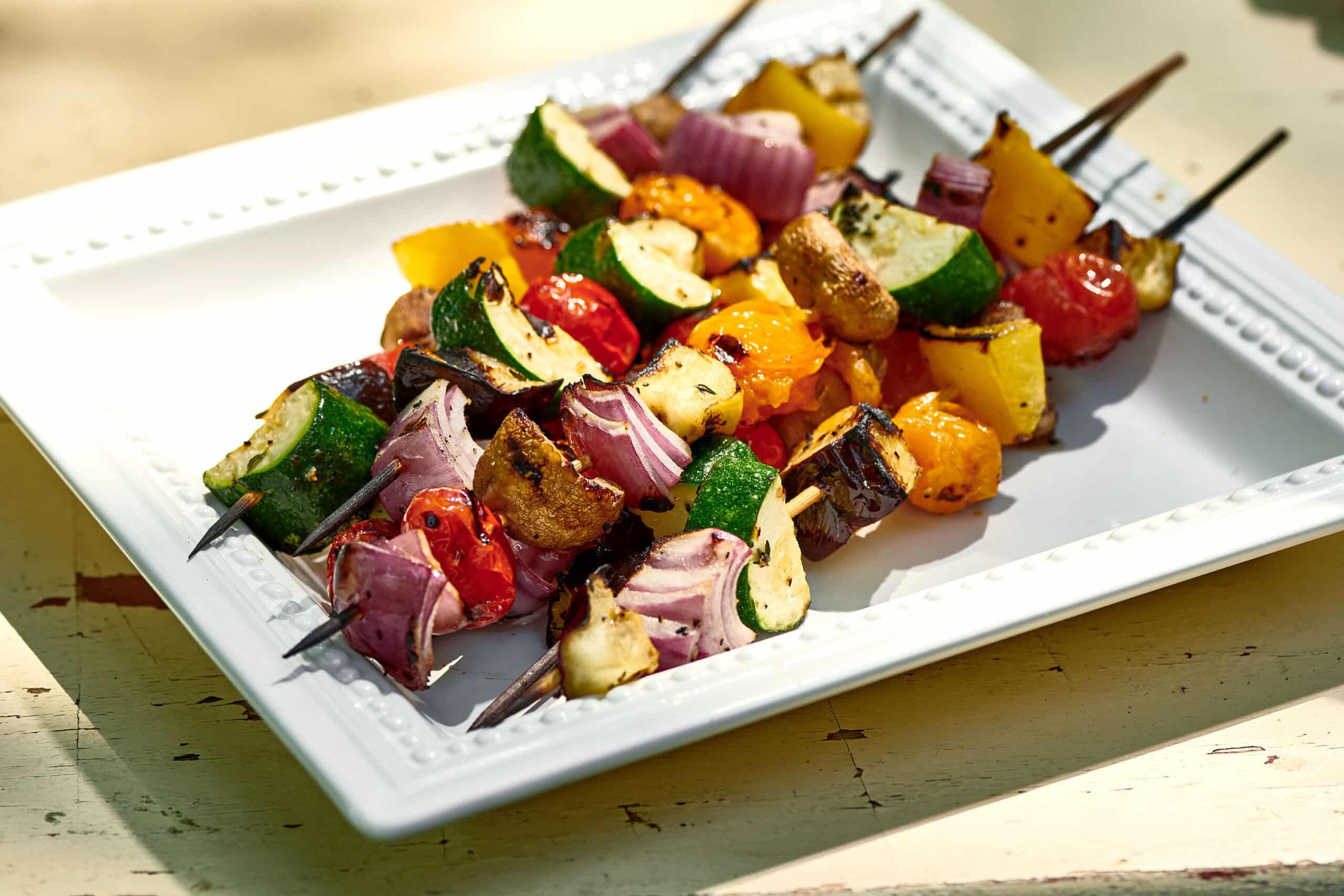 Herb-Roasted Garden Vegetable Skewers
