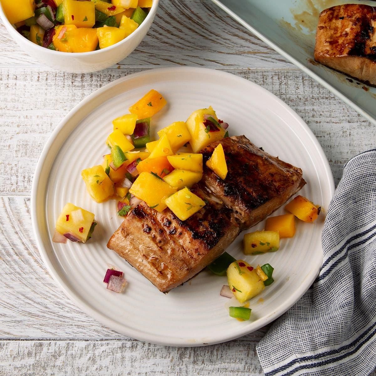 Grilled Mahi-Mahi with Mofongo