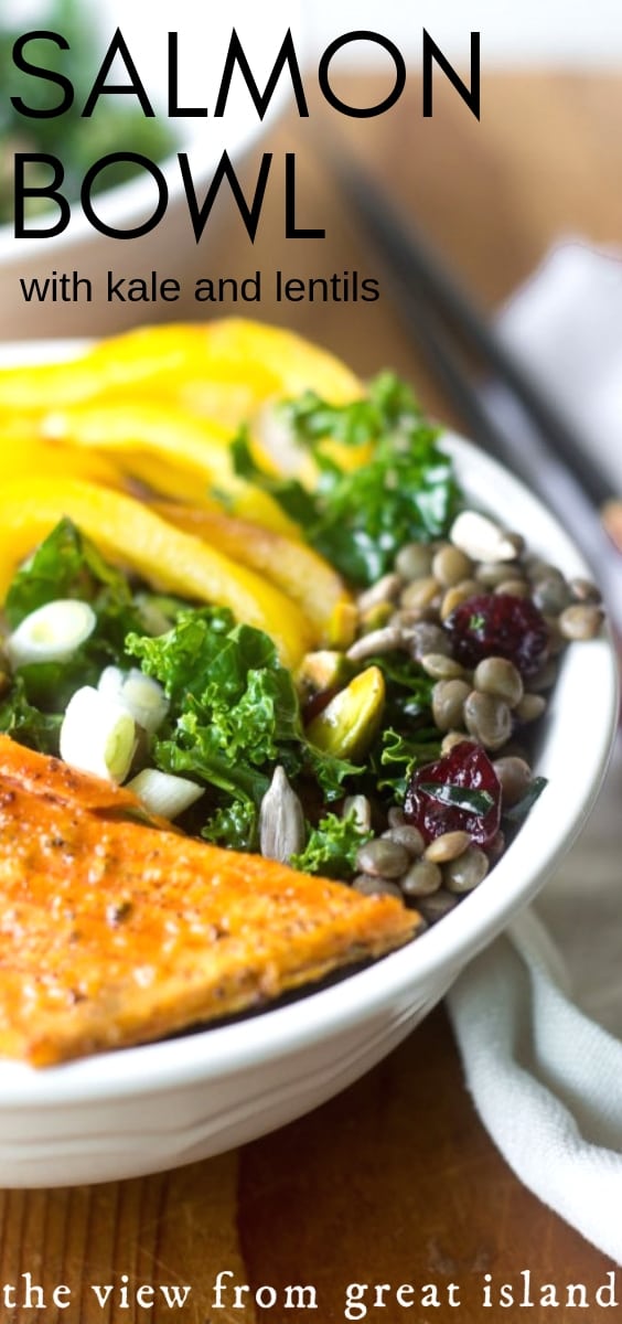 Hormone-Balancing Kale & Salmon Bowl