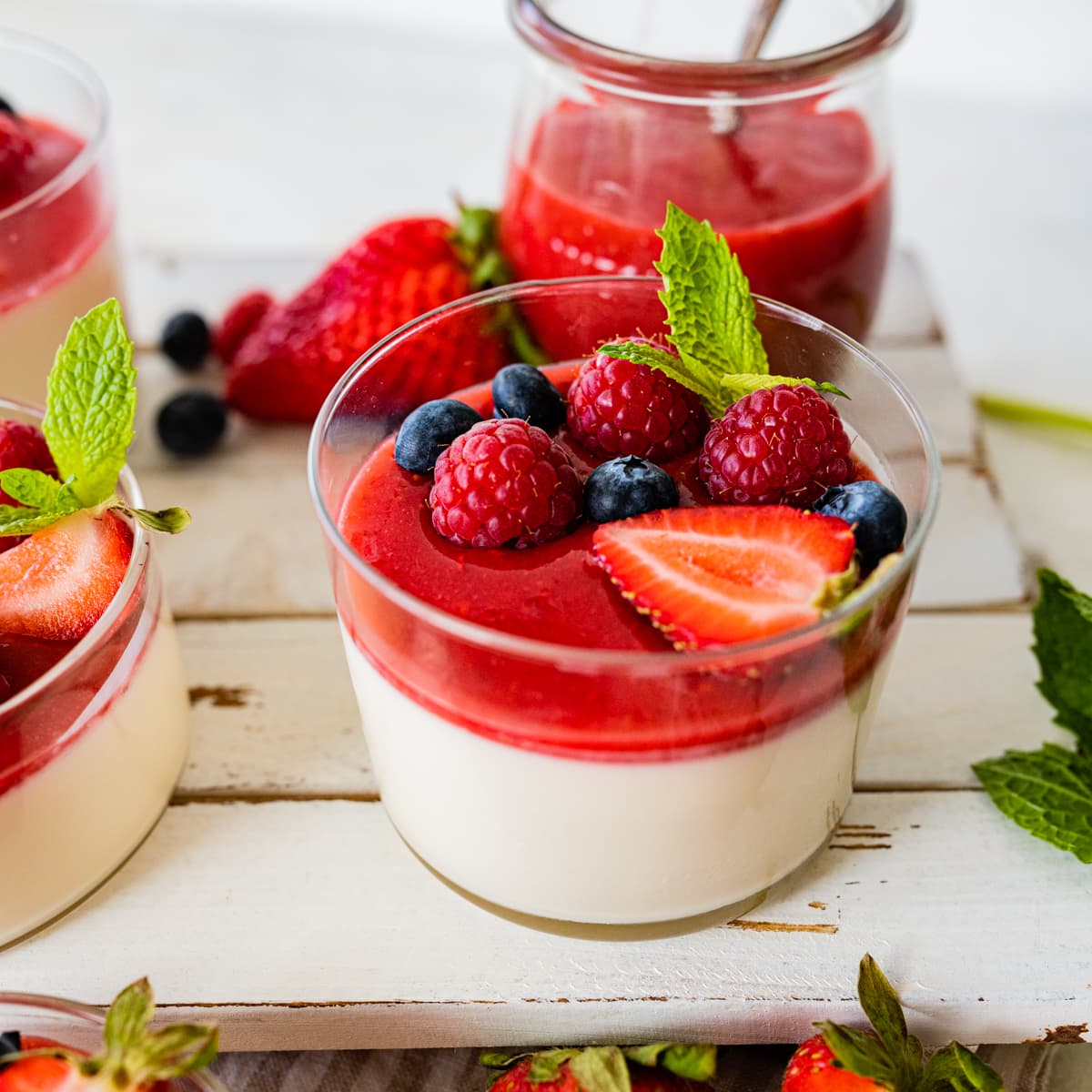 Aperol-Infused Panna Cotta