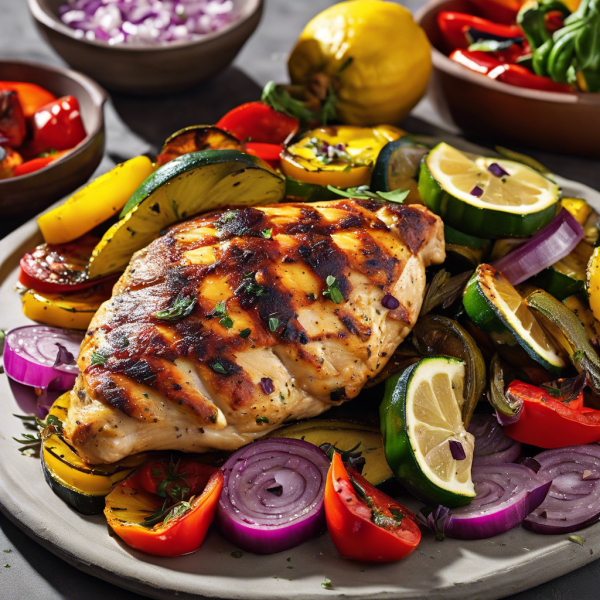 Mediterranean Lemon-Herb Grilled Chicken