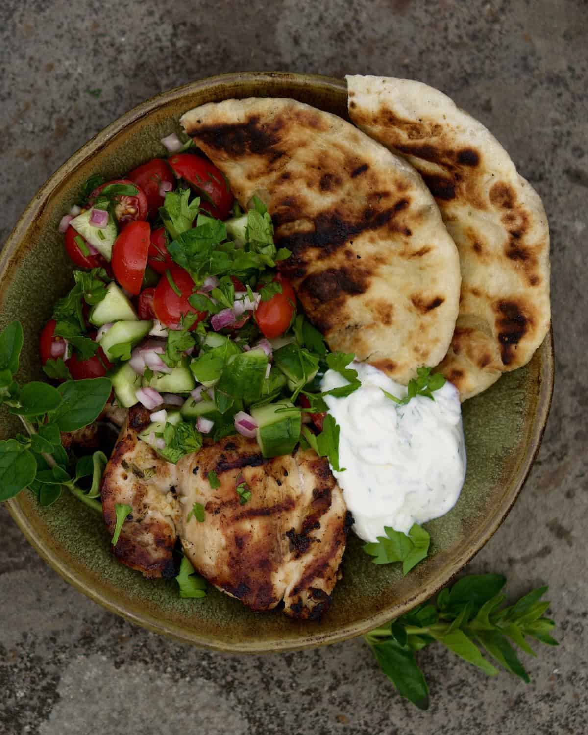 Authentic Greek Lemon-Oregano Chicken with Mediterranean Essence
