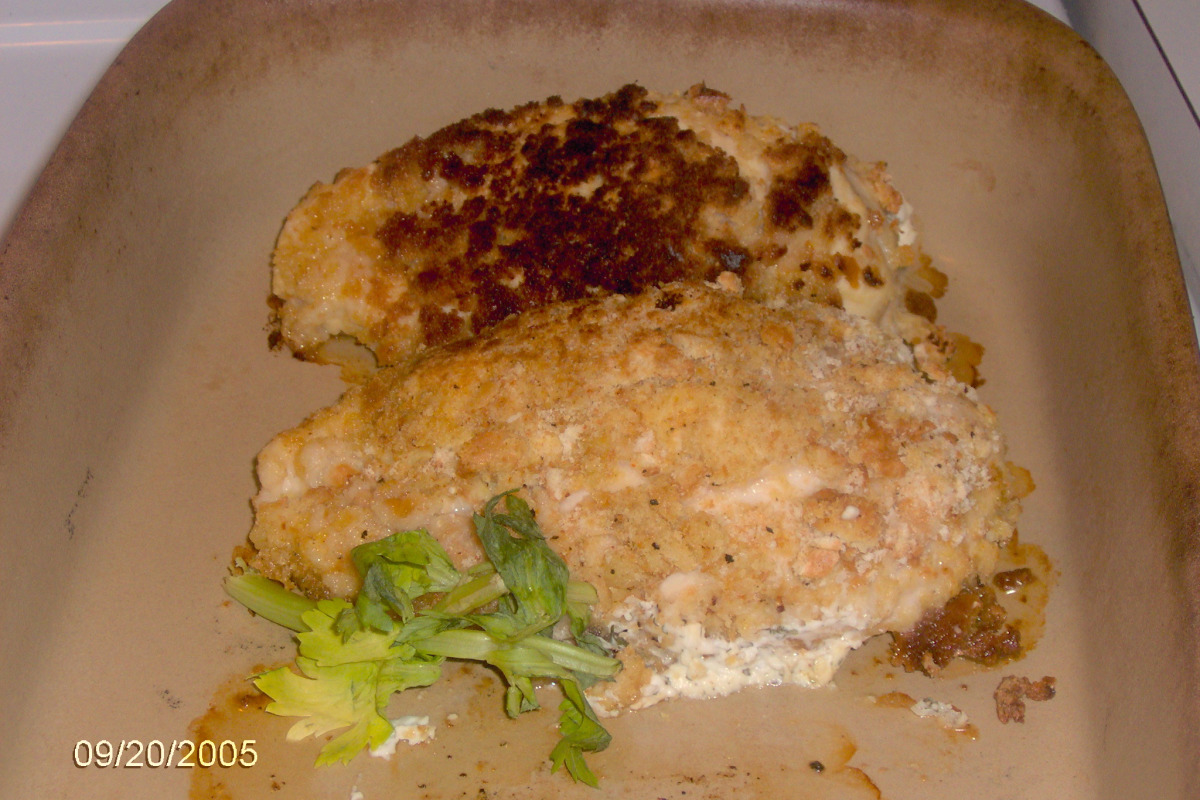 Half-Moon Herb-Stuffed Chicken Breasts
