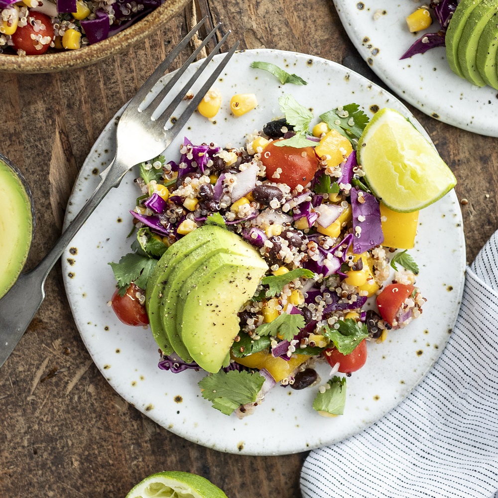 Half-Bean and Quinoa Salad