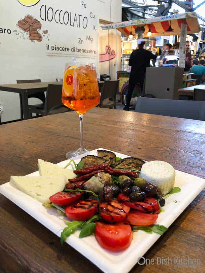 Aperol Basil Spritz with Lemon Twist