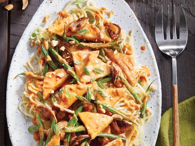 Silly Sauce Stir-Fry with Crispy Tofu