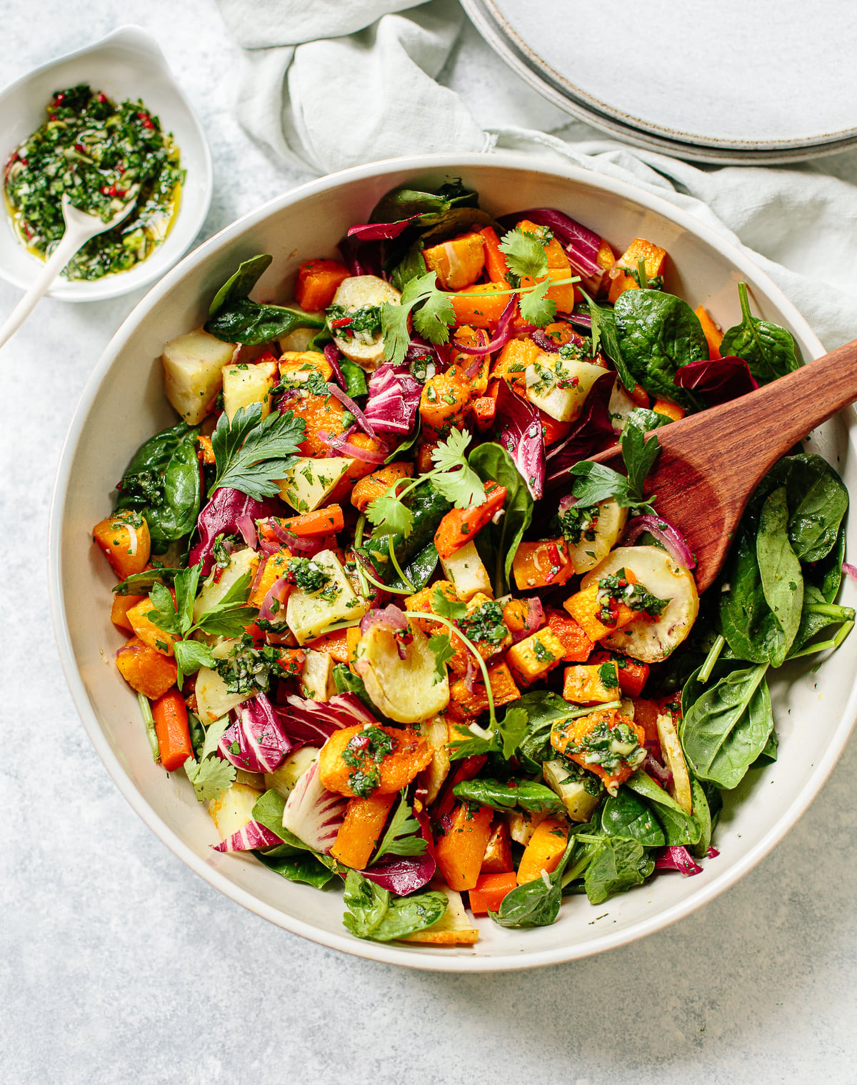 Transcending Time Miso-Roasted Vegetable Salad