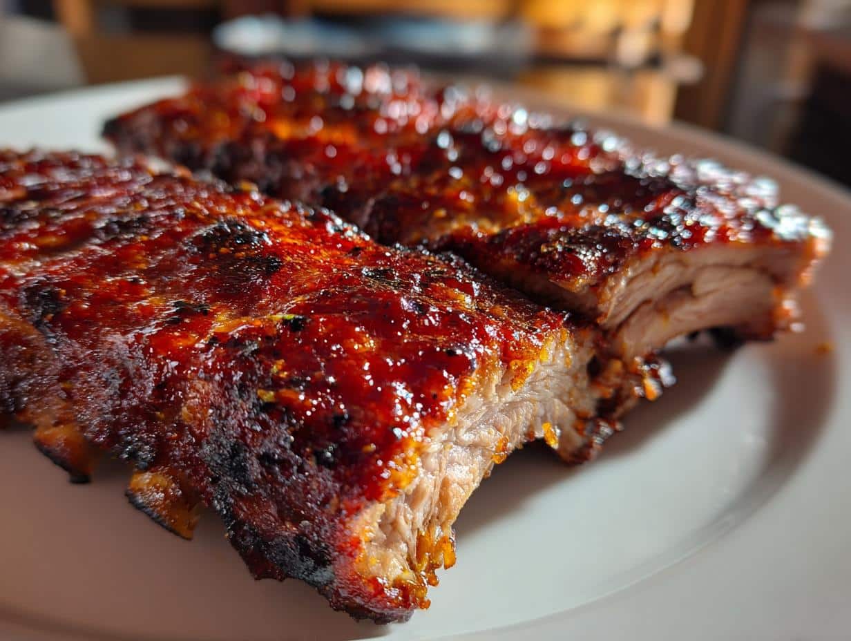 West Baltimore BBQ Ribs with Spicy Glaze